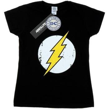 T-shirt Dc Comics Flash Distressed Logo