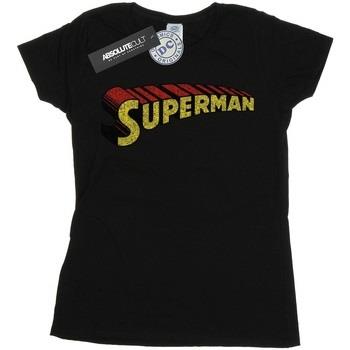 T-shirt Dc Comics Superman Telescopic Crackle Logo