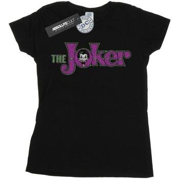 T-shirt Dc Comics The Joker Crackle Logo