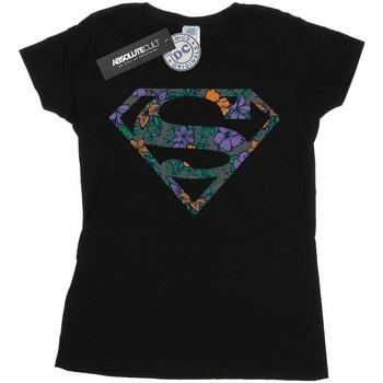 T-shirt Dc Comics Superman Floral Logo 1