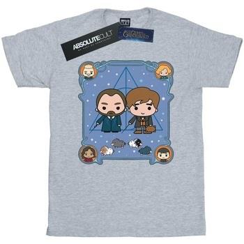 T-shirt enfant Fantastic Beasts Chibi Newt And Dumbledore