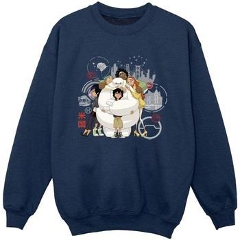 Sweat-shirt enfant Disney Big Hero 6 Baymax Group Hug