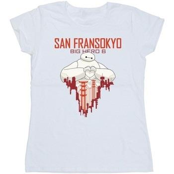 T-shirt Disney Big Hero 6 Baymax San Fransokyo Heart