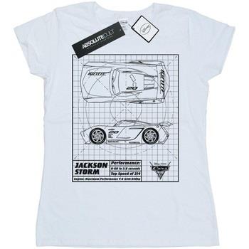 T-shirt Disney Cars Jackson Storm Blueprint