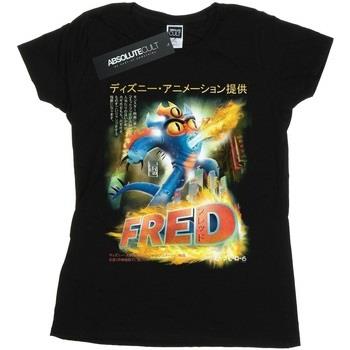 T-shirt Disney Big Hero 6 Fred Anime Poster