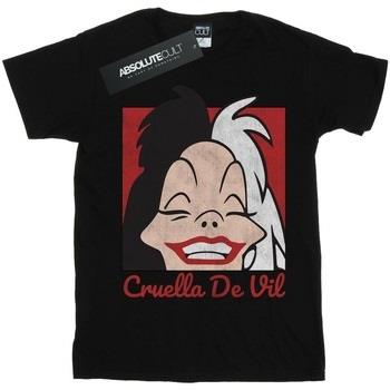 T-shirt Disney Cruella De Vil Cropped Head