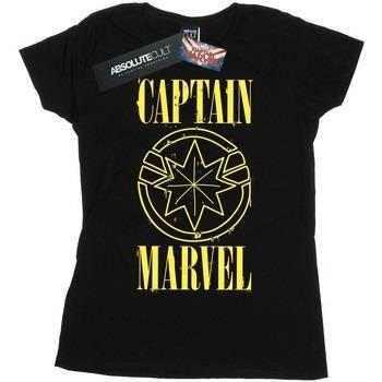 T-shirt Marvel Captain Grunge Logo