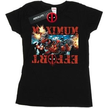 T-shirt Marvel Deadpool Maximum Effort