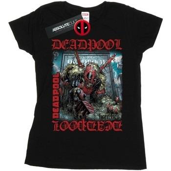 T-shirt Marvel Here Lies Deadpool