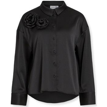 Blouses Vila Medina Rose Shirt L/S - Black
