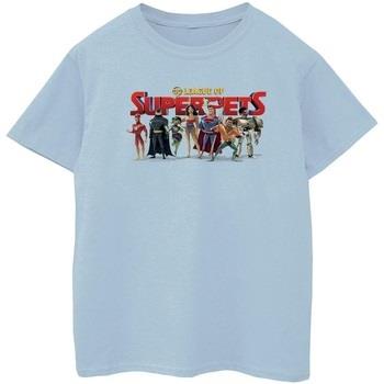 T-shirt enfant Dc Comics DC League Of Super-Pets Group Logo