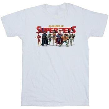 T-shirt enfant Dc Comics DC League Of Super-Pets Group Logo