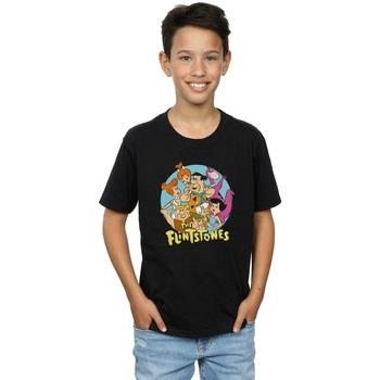 T-shirt enfant The Flintstones Group Circle