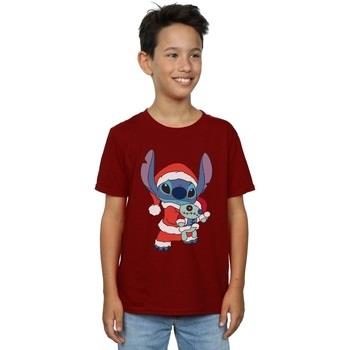 T-shirt enfant Disney Lilo And Stitch Stitch Christmas