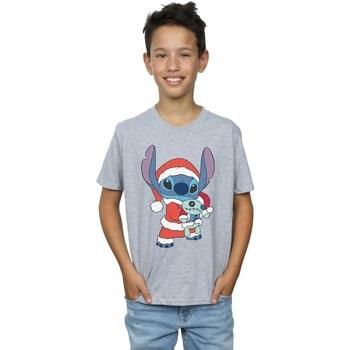 T-shirt enfant Disney Lilo And Stitch Stitch Christmas