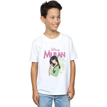 T-shirt enfant Disney Mulan Pink Magnolia