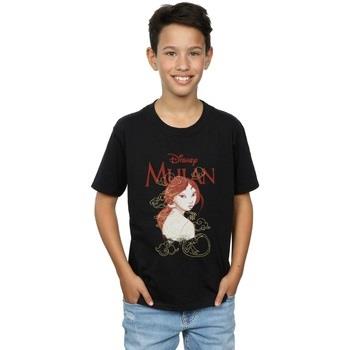 T-shirt enfant Disney Mulan Dragon Sketch