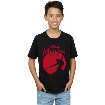 T-shirt enfant Disney Mulan Dragon Silhouette