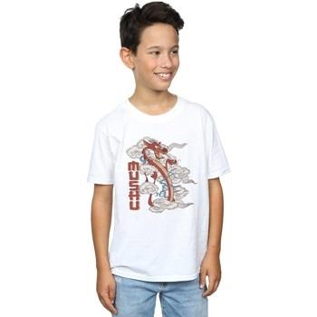 T-shirt enfant Disney Mulan Mushu Dragon