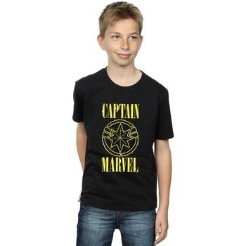 T-shirt enfant Marvel Captain Grunge Logo