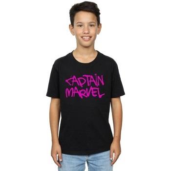 T-shirt enfant Marvel Captain Spray Text