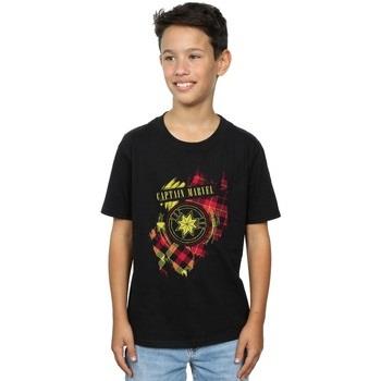 T-shirt enfant Marvel Captain Tartan Patch