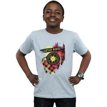 T-shirt enfant Marvel Captain Tartan Patch