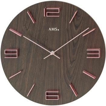 Horloges Ams 9591, Quartz, Marron, Analogique, Modern