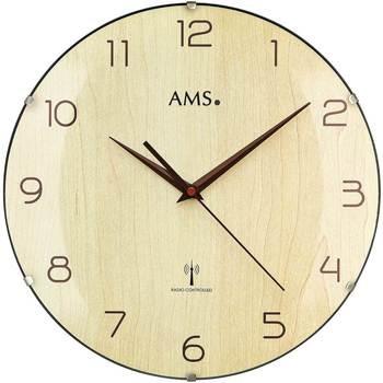 Horloges Ams 5557, Quartz, crème, Analogique, Modern