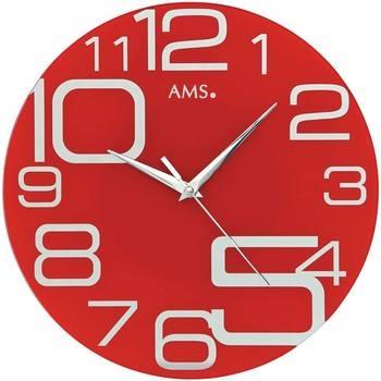 Horloges Ams 9462, Quartz, Red, Analogique, Modern