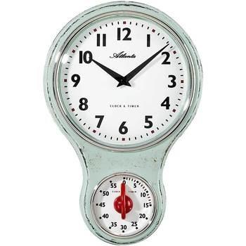 Horloges Atlanta 6124/6, Quartz, Blanche, Analogique, Classic