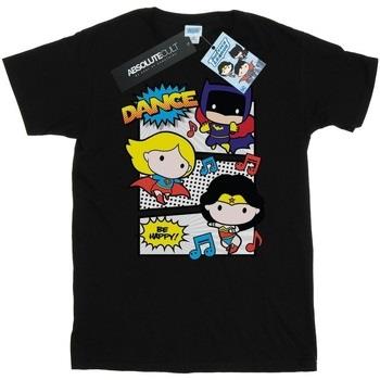 T-shirt Dc Comics Chibi Super Friends Dance