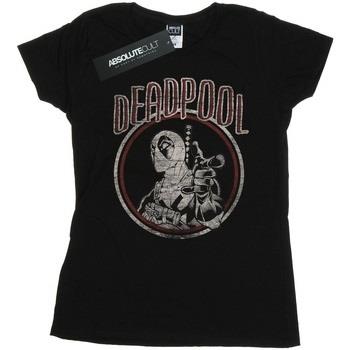 T-shirt Marvel Deadpool Vintage Circle