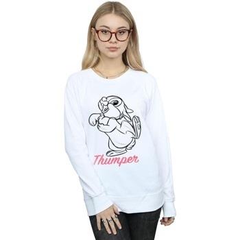 Sweat-shirt Disney Bambi Thumper Line Drawing