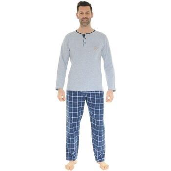 Pyjamas / Chemises de nuit Christian Cane PYJAMA LONG GRIS DORIAN