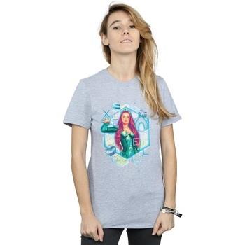 T-shirt Dc Comics Aquaman Mera Geometric