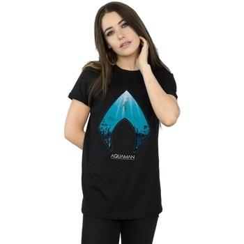 T-shirt Dc Comics Aquaman Ocean Logo