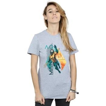 T-shirt Dc Comics Aquaman Tropical Icon