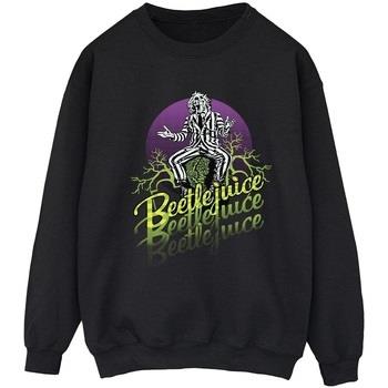 Sweat-shirt Beetlejuice Purple Circle