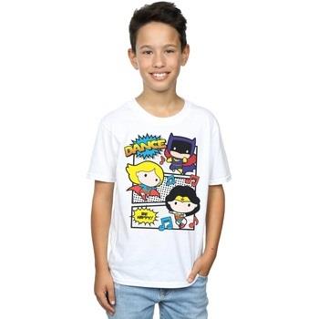 T-shirt enfant Dc Comics Chibi Super Friends Dance