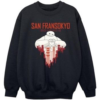 Sweat-shirt enfant Disney Big Hero 6 Baymax San Fransokyo Heart