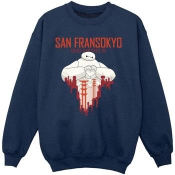 Sweat-shirt enfant Disney Big Hero 6 Baymax San Fransokyo Heart