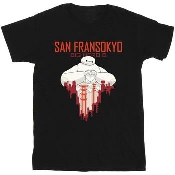 T-shirt enfant Disney Big Hero 6 Baymax San Fransokyo Heart