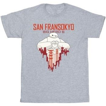 T-shirt enfant Disney Big Hero 6 Baymax San Fransokyo Heart