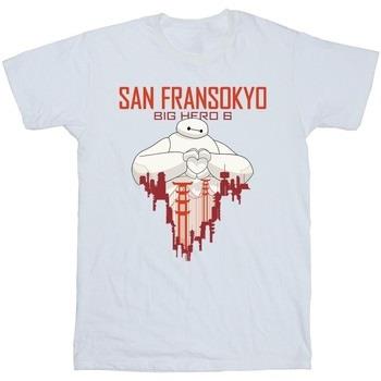 T-shirt enfant Disney Big Hero 6 Baymax San Fransokyo Heart