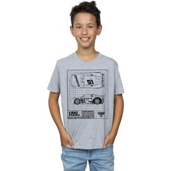 T-shirt enfant Disney Cars Cruz Ramirez Blueprint