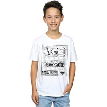 T-shirt enfant Disney Cars Cruz Ramirez Blueprint
