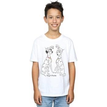 T-shirt enfant Disney 101 Dalmatians Classic Pongo And Perdita