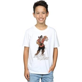 T-shirt enfant Disney Beauty And The Beast Gaston Biceps To Spare