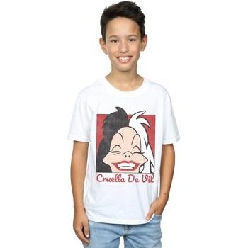 T-shirt enfant Disney Cruella De Vil Cropped Head